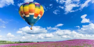 Grandmas and a hot air balloon