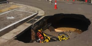 Sinkhole in China