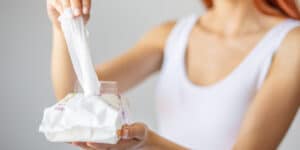 Problems with wet wipes