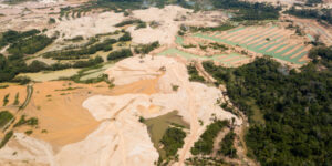 Illegal gold mining in Brazil