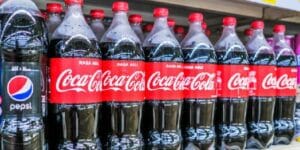 Coca-Cola and plastic