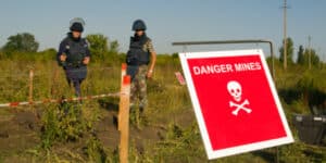 Women make land safe