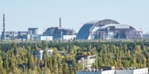 Russian soldiers at Ukrainian nuclear plant