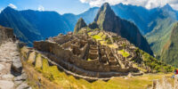 Many people on Machu Picchu