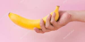 A student eats an artwork