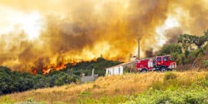 Southern Europe on fire