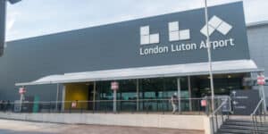 Luton Airport fire