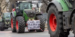 German farmers protest