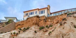 California houses in danger