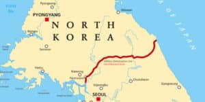 North Korea is building a wall