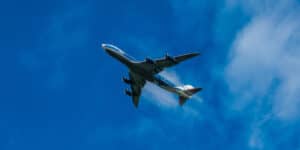 A jet travels faster than sound