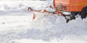 Montreal snow dump site