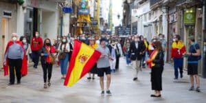 People protest against tourism