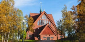 A church moves