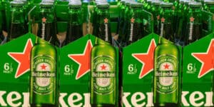 Heineken sells less beer