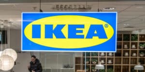 IKEA sells less