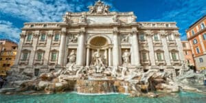 People must pay to see the Trevi Fountain