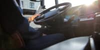 Children stop a bus
