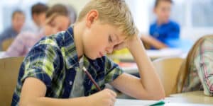Boys are unhappy at school