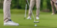 Golf makes a soldier happy again