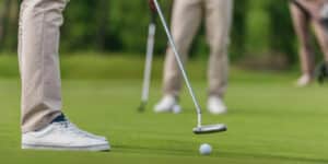 Golf makes a soldier happy again