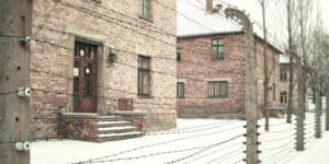 A business park on the site of a Nazi camp