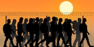 Thousands of Maroccans come to Ceuta