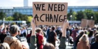 French students protest